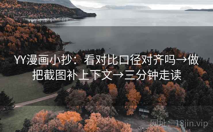 YY漫画小抄:看对比口径对齐吗→做把截图补上下文→三分钟走读